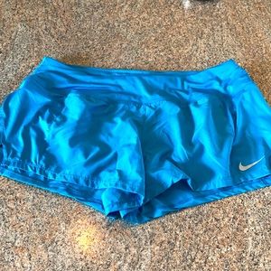 EUC Turquoise Nike Dri-Fit Run Shorts Size XL